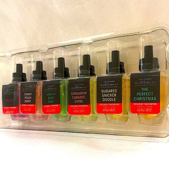 BBW Wallflowers Wallflower Refills 6 Pack Bath & Body Works Christmas Lot New - Picture 1 of 7